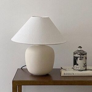 White/ Cream minimalist Table Lamp by Audo Copenhagen